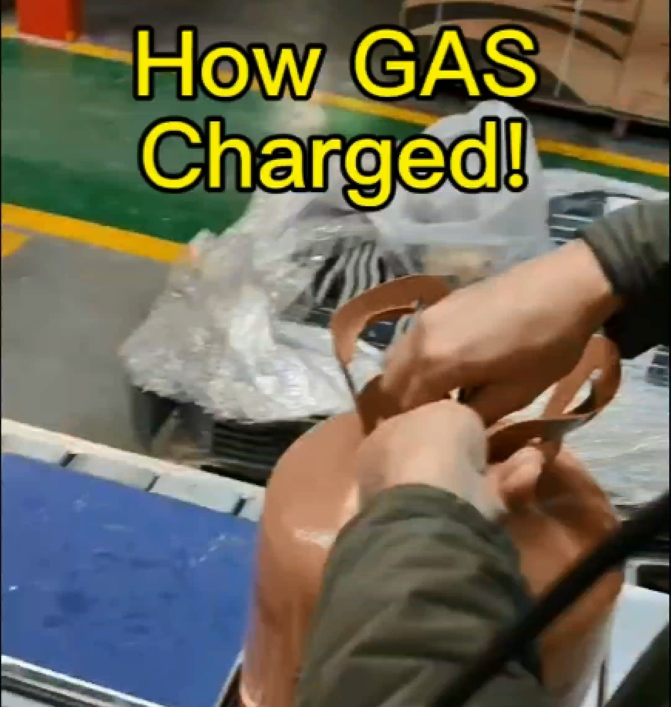 how refrigerant gas recharged