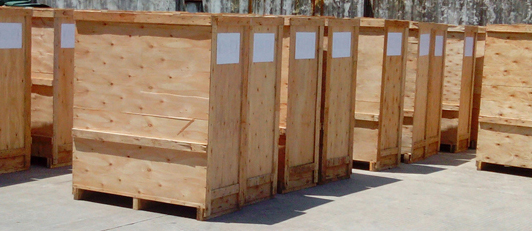 unit with wood packagine